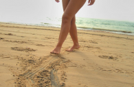 gambe in spiaggia