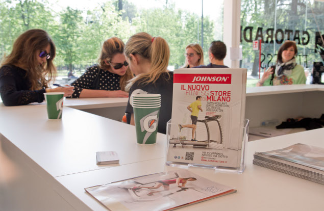 Johnson Fitness Store alla Temporary gym Gatorade